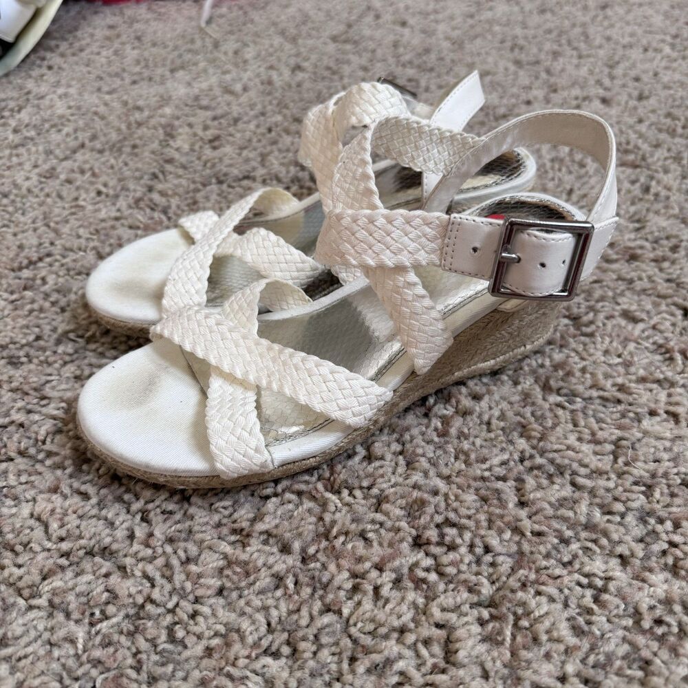 GB girls size 3 wedge sandals shoes